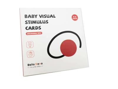 China 3-6 Months Newborn Visual Stimulation Cards Black And White Contrast Cards for sale