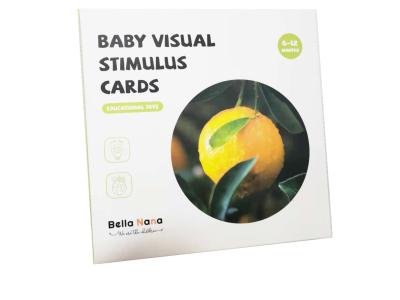 Chine Usines visuelles nouveau-nées Flashcards d'animaux de cartes de stimulation de bébé de Cutomized pendant 6-12 mois à vendre