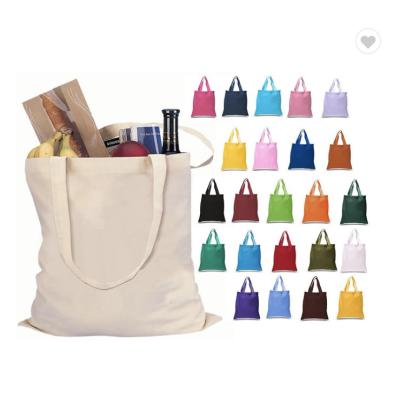 China Eco Friendly Canvas Cotton Fabric Bag Gusset Tote Bag 570gsm For Shopping for sale