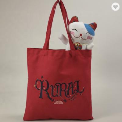 China Sacos relativos à promoção personalizados de Tote Bag Reusable Cotton Grocery da lona 175gsm à venda