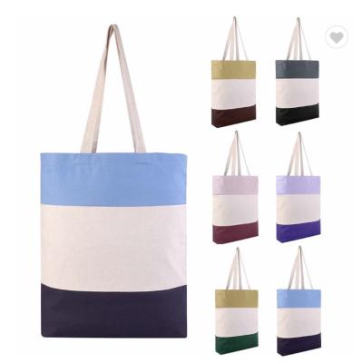 China ODM Sturdy Canvas Plain Grocery Canvas Tote Bags cotton shoulder bag 12oz for sale