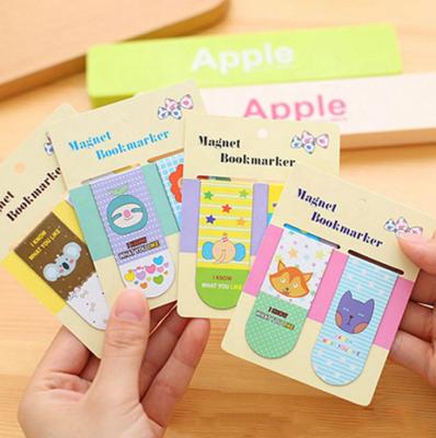 China Personalized Cute Animal Magnetic Page Clips Bookmarks For Books Reading for sale