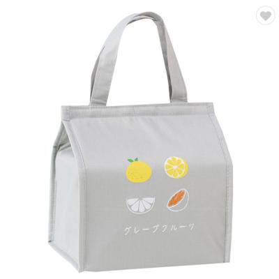 China Waterproof Polyester Picnic Cooler Bag Aluminum Foil Insulation Bag Food Delivery for sale