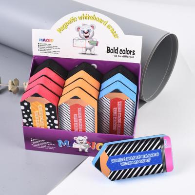 China El lápiz forma espuma del fieltro de Eva Magnetic Mini Whiteboard Erasers en venta