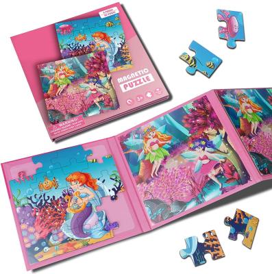 China Meermin Houten Magnetische Puzzel voor Reisspelen Te koop