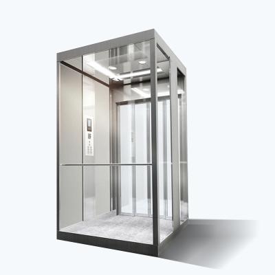 China Contemporary China Made Elevator Price Low Cost Hydraulic Lift Villa Lift Stainless Steel Small Home Elevator for sale