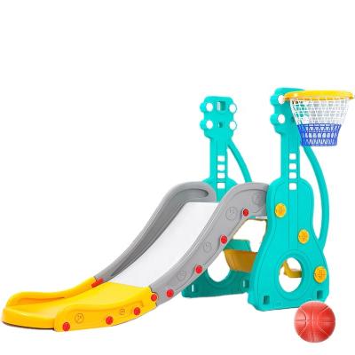 China Cheap And High Quality Good Quality China Assembly Green Guitar Home Preschool Popular Indoor Playground Kids Easy To Use Slide for sale