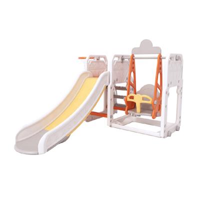 China New Popular Easy Assembly Fashion Easy Assemble Toddler Kids Slide With Indoor Swing Good Quality Plastic Kids Plastic Factory Directly for sale