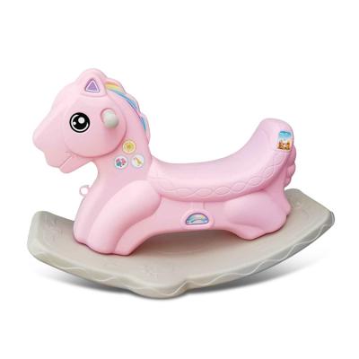 China Easy Assembly Indoor Plastic Baby Rocking Horse Toy Gift Indoor Animal Rocker For Baby for sale