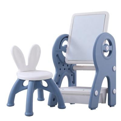 China Easy Durable Wholesale Multi Function Indoor Kindergarten Children Plastic Assembly Quality Study Table And Chair for sale