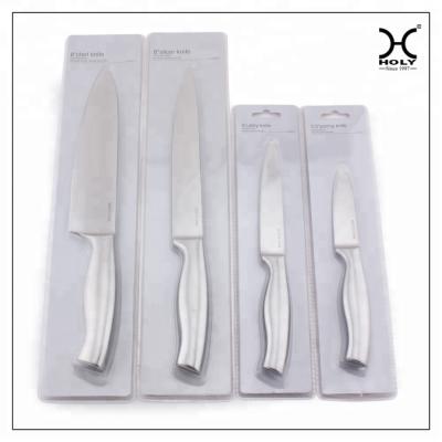 China Promotional Knives Stainless Steel Knife Gift Chef Knife 500 Sets Promotion Knife 500 Sets Disposable Laser Blister Metal for sale