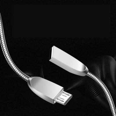 China 2AM USB Cell Phone 3A Aluminum Alloy Micro Data And Charging Cable 1m for sale