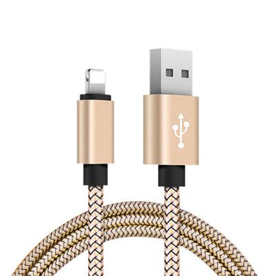 China Mobile Phone 6 Colors Aluminum Alloy USB Charging Cable For iPhone for sale