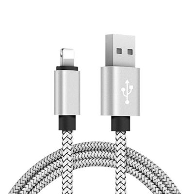 China Mobile phone aluminum alloy usb cable for iphone, charging and transfer two in one usb cable for sale