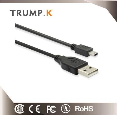 China Camera Usb 2.0 A Male Am Right Angle Usb B Male Cable To Mini 5 Pin USB Extension for sale