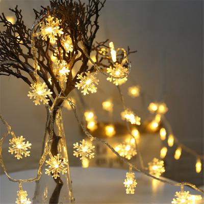 China Felt String Garland USB Snowflake Led Garland Lights For Gifts Party Tree Decorations Home Garden for sale