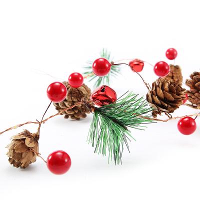 China Festival Decoration New LED Lights Pine Cones Pine Needles Bell Lights Creative Decoration For Christmas Decoration LED Lamps for sale