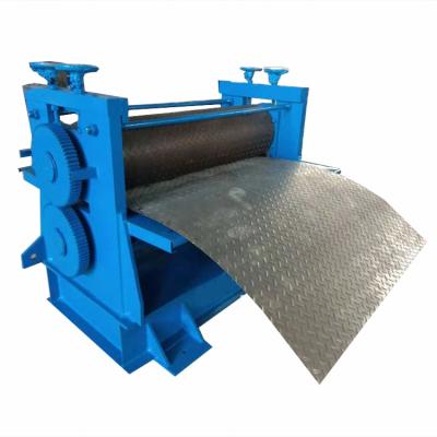 China Iron Steel Sheet Embossing Embossing Rolling Machine Manufacturer Made In China for sale