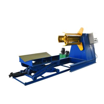 China Automatic Hydraulic Decoiler For Steel / Aluminum Steel Coils for sale