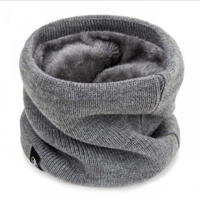 China Middle Many Colors Running Face Cover Neck Cuff Knitted Winter Fleece Acrylic Neck Scarf Warm Tube Scarf for sale