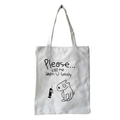 China Customized Logo Tote Shopping Bag Canvas Bag Cotton Handled Bags for sale