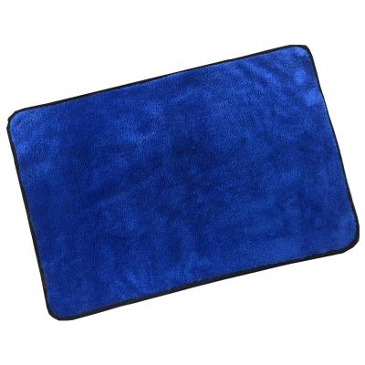 China Ultrasonic Car Drying Towel Trimming 40*60 380GMS Hotel Kitchen Car Cleaning Microfiber Car Towel Coconut Wash Home Soft Lint Free Wash Towel for sale