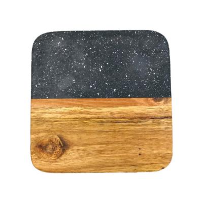 China Viable Luxury Non-Slip Tripods Mat Square Coaster Trivet Stand Mat Marble Wood Heat Place Pot for sale