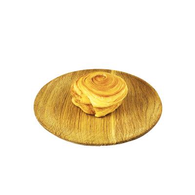 China Sustainable Multi-Function Tray Oak Wood Plate Set Fruit Tray Nuts Appetizer Snack Dishes for sale