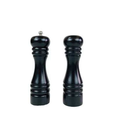 China Best Viable Handmade Solid Wood Stainless Steel 2 Brush Salt & Pepper Grinder Grinder Set for sale