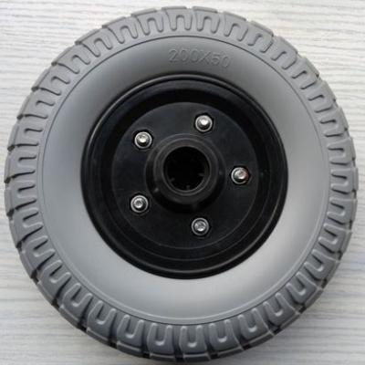 China Infilled Wheelchair PU Scooter Tire Wheel for sale