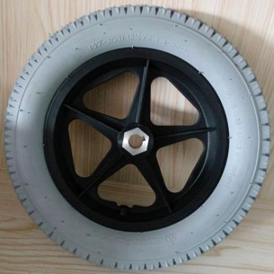 China Wheelchair PU Foam Filled Tire With Rubber Cover for sale