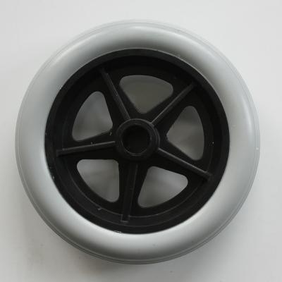 China Wheelchair/Mobility/Scooter Heavy Duty PU Foam Filled Wheel Solid Wheel For Baby Stroller for sale