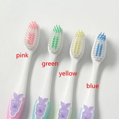 China Household Comfortable Handle Quality Adult Toothbrush for sale