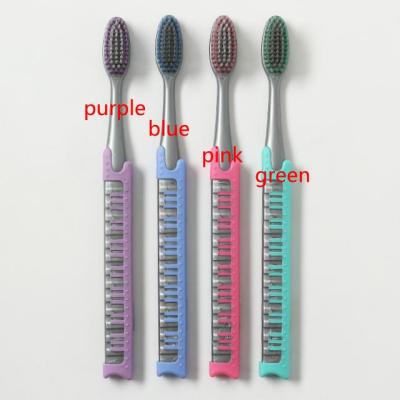 China Household Home Adult Toothbrush Handle Non-slip Toothbrush for sale