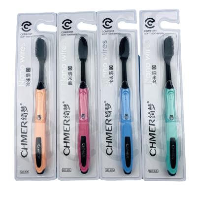 China Disposable Nano Toothbrush Adult Home Toothbrush High Grade To Remove Stains Toothbrush Soft Hair Teeth for sale