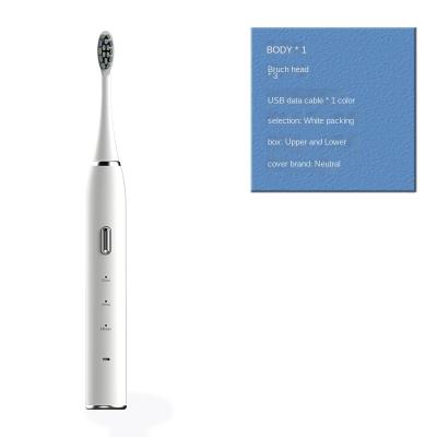 China Electric toothbrush battery-powered magnetic suspension electric induction charging intelligent male and female couples adult universal three-speed for sale