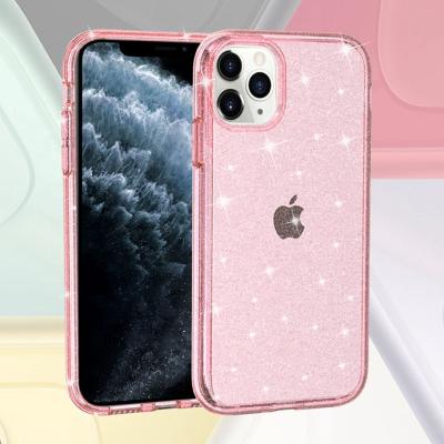 China Shockproof Luxury Glitter Shockproof Terminator Style Transparent TPU PC Case For iPhone 13 12 11 pro xs max xr 8plus for sale