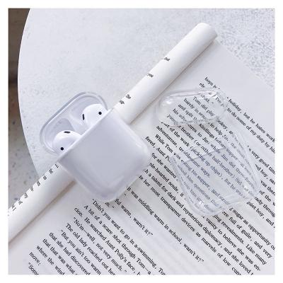 China 2019 NEW Clear PC Scratchproof Hard Case For Apple Airpods 1/2 Protector Case for sale