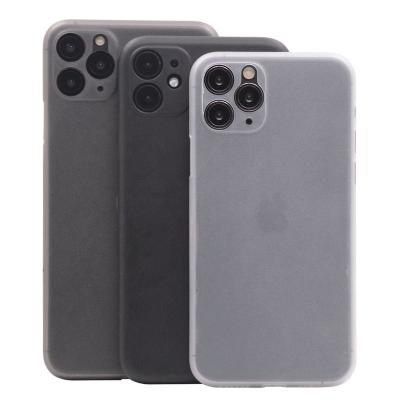 China Luxury Ultra Slim Dirt-resistant iPhone 11/Pro/Max X XR XS max 8 0.33mm pp Matte Case For 7 6S 6/Plus for sale