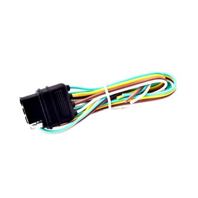 China Trailer Wire Trailer Wire Plug 4 Way Flat 4 Pin Universal Wiring Connector for sale