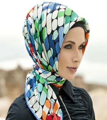 China Square Scarf Printing Custom Made Fashion Polyester Scarf Hijab Shawl For Woman for sale