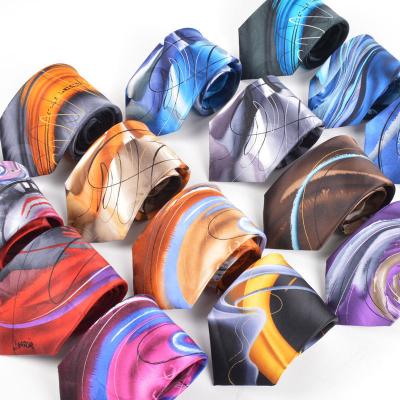 China High Quality Custom Woven Work-Use Custom Print Silk Woven Neck Ties For Men for sale