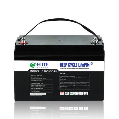 China Rechargeable LFP 12V 100Ah Lithium Ion Battery 5000 Cycles For ESS for sale