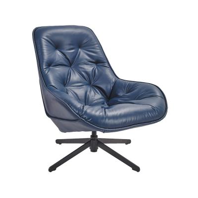 China Revolving Latest Fashion Home Office Lounge Recliner Leather Backrest To Relax Lounge Chair for sale