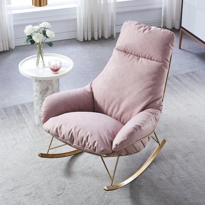 China New Design Sale Modern Extended Bedroom Furniture Relax Lazy Lounge Arm Recliner Tilting Sofa Chair Pink For Adults for sale