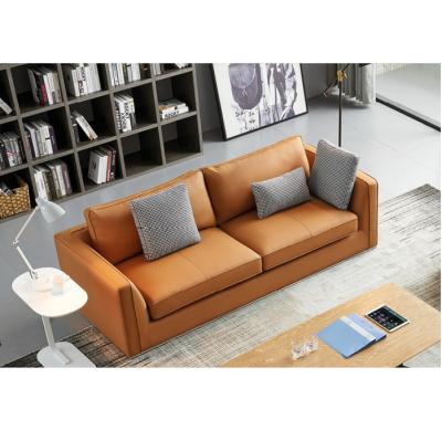 China Reclining Manufacturers Apartment Furniture Set Leather Italian Sofa for sale