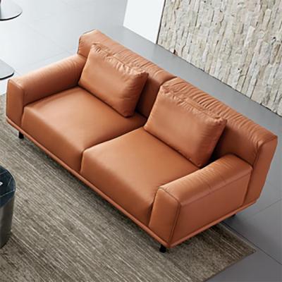 China Modern Style Reclining Luxury Leather Furniture 2 Seater Sofa Set For Office Reception for sale