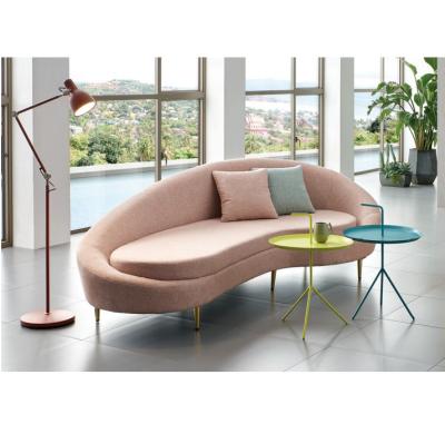 China Cafe Home Accent Furniture Living Room Pink Lazy Creative Sofa for sale