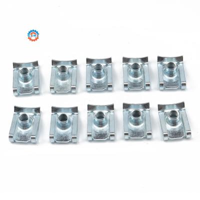 China OEM Stainless Steel U Bolt Spring Clip Nut Panel Fasteners for sale