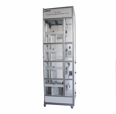 China Aluminum Transparent Four Floor Elevator DLLY- 4H CDT Educational Model Training Kit Equipment for sale